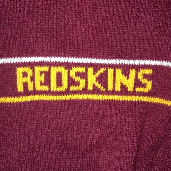 Vintage Wool Joe Gibbs loves Washington Redskins NFL cliff engle Butters sweater - Picture 4 of 4
